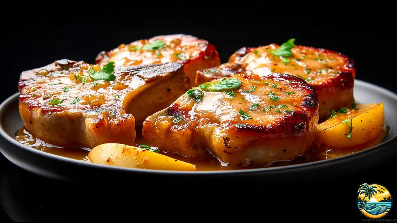 Applesauce Pork Chops