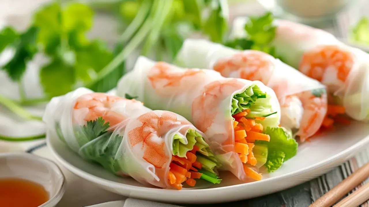 Beach Trip Food Ideas: Spring Rolls
