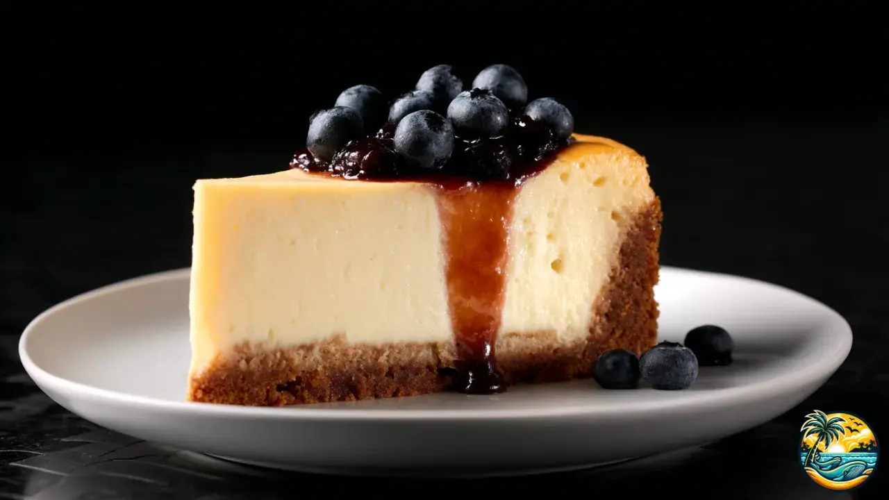 Blueberry Swirl Cheesecake
