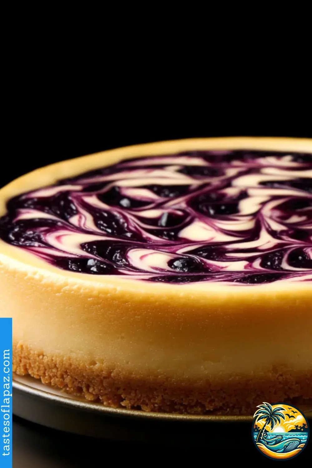 Blueberry Swirl Cheesecake