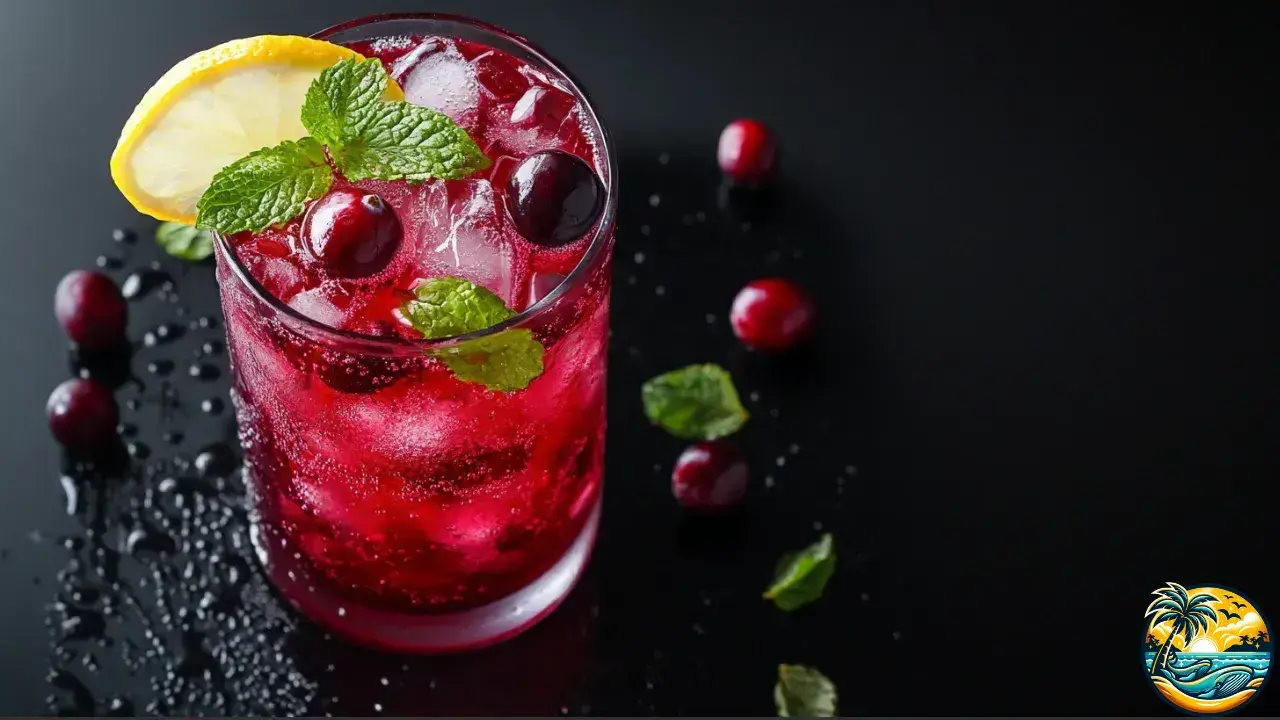 Cranberry Mojito Mocktail