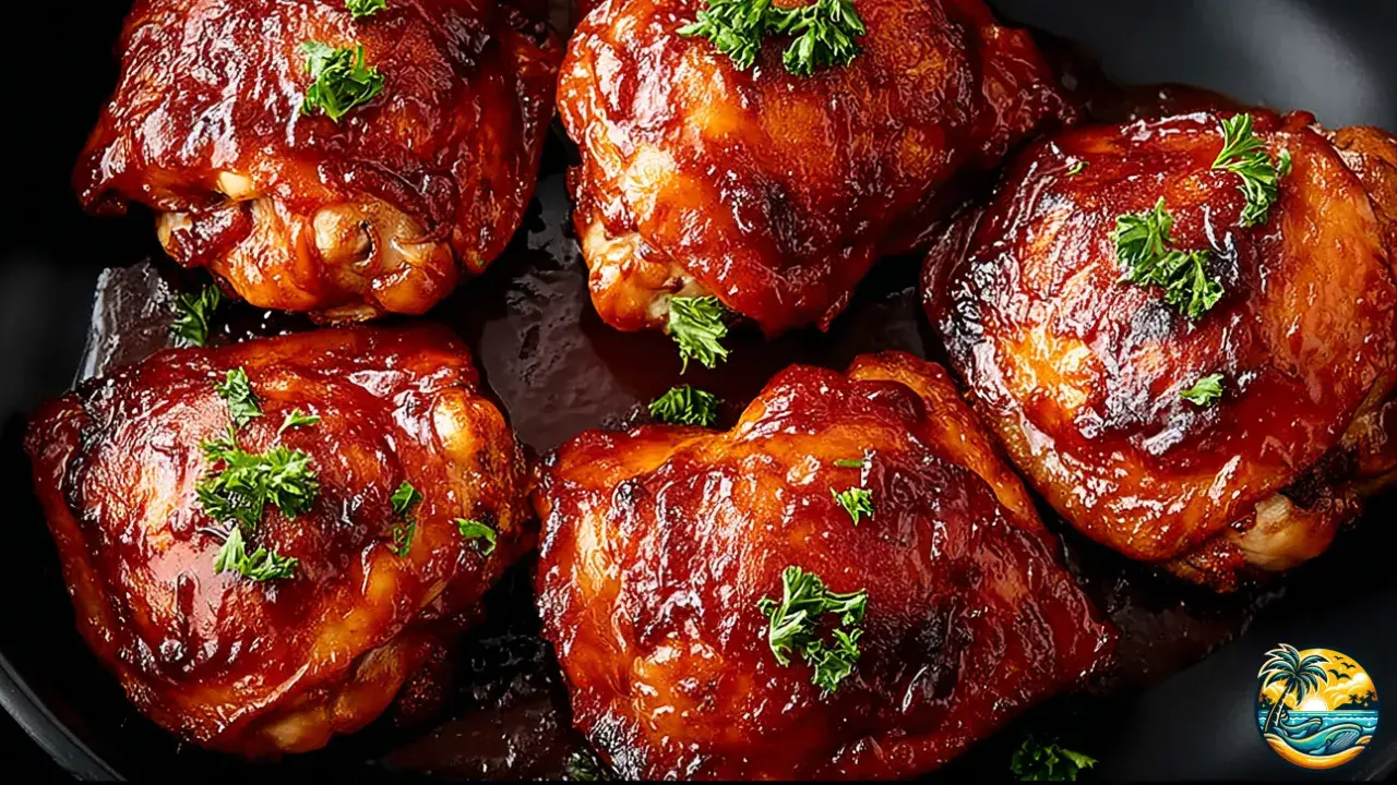 Crock Pot BBQ Chicken Thighs