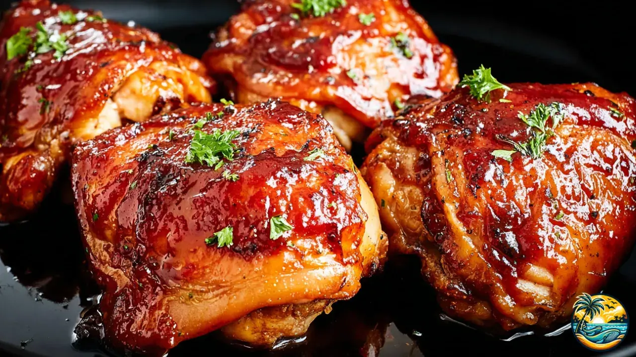 Crock Pot BBQ Chicken Thighs