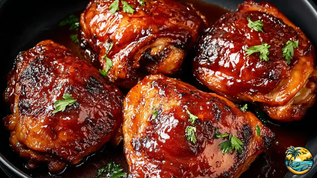 Crock Pot BBQ Chicken Thighs