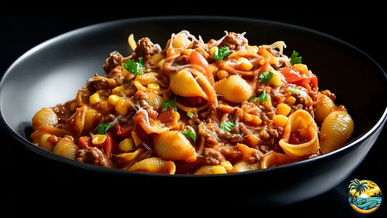 Crock Pot Taco Pasta
