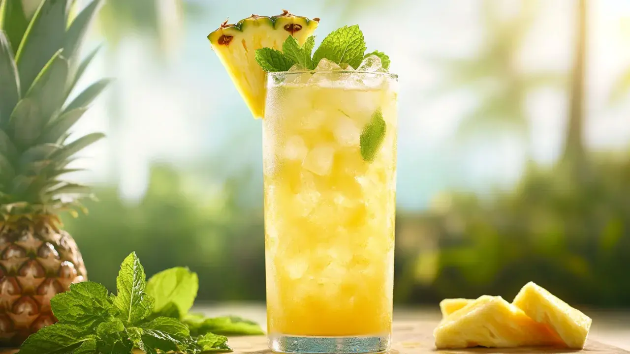 Non-Alcoholic Pineapple Mojito
