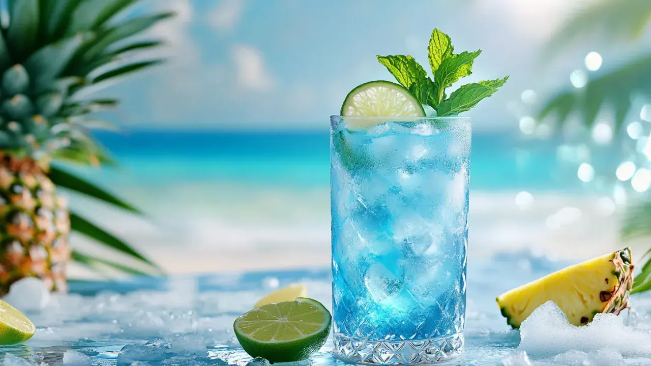 Blue Waves Pineapple Coconut