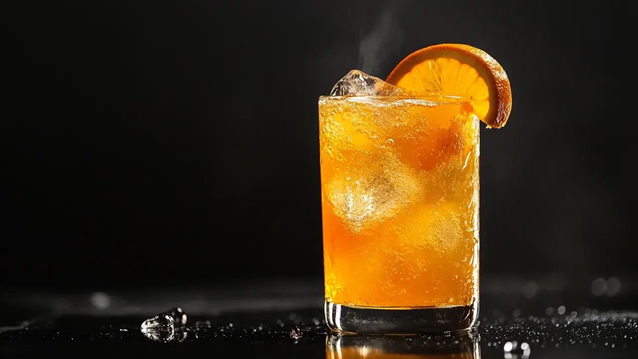 Orange and Ginger Spritzer