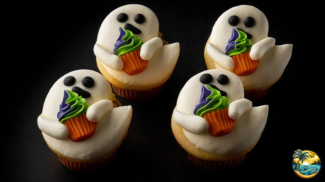 Halloween Ghost Cupcakes

