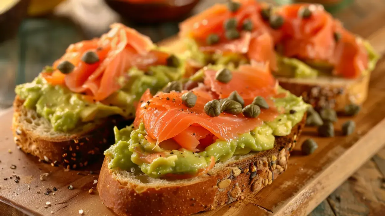 Avocado and Smoked Salmon Toasts