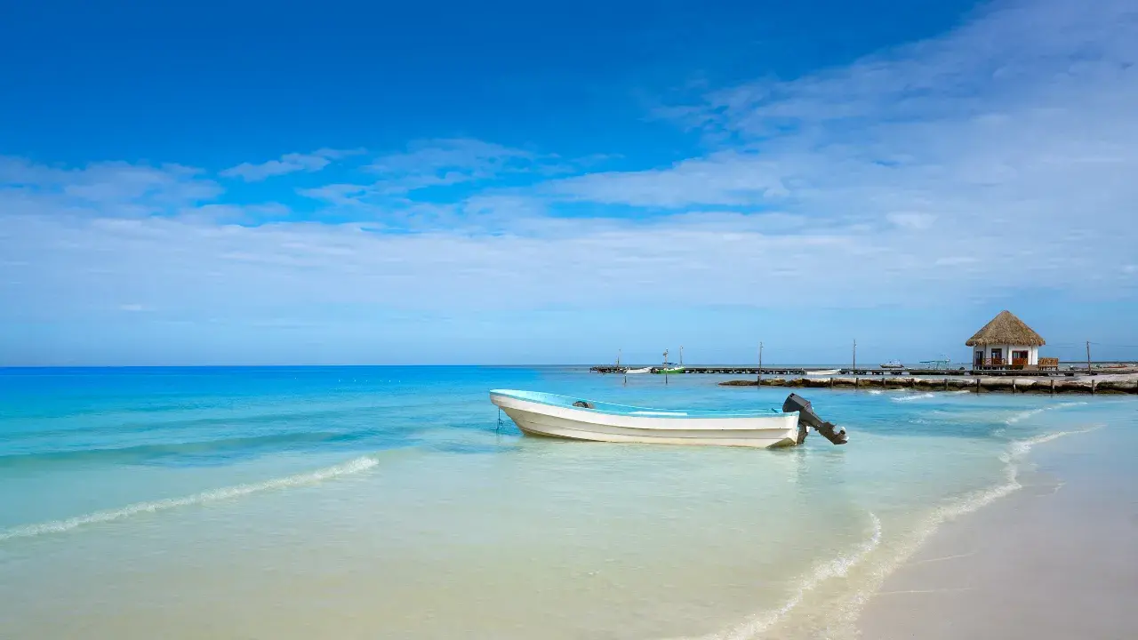 Boat at Holbox
