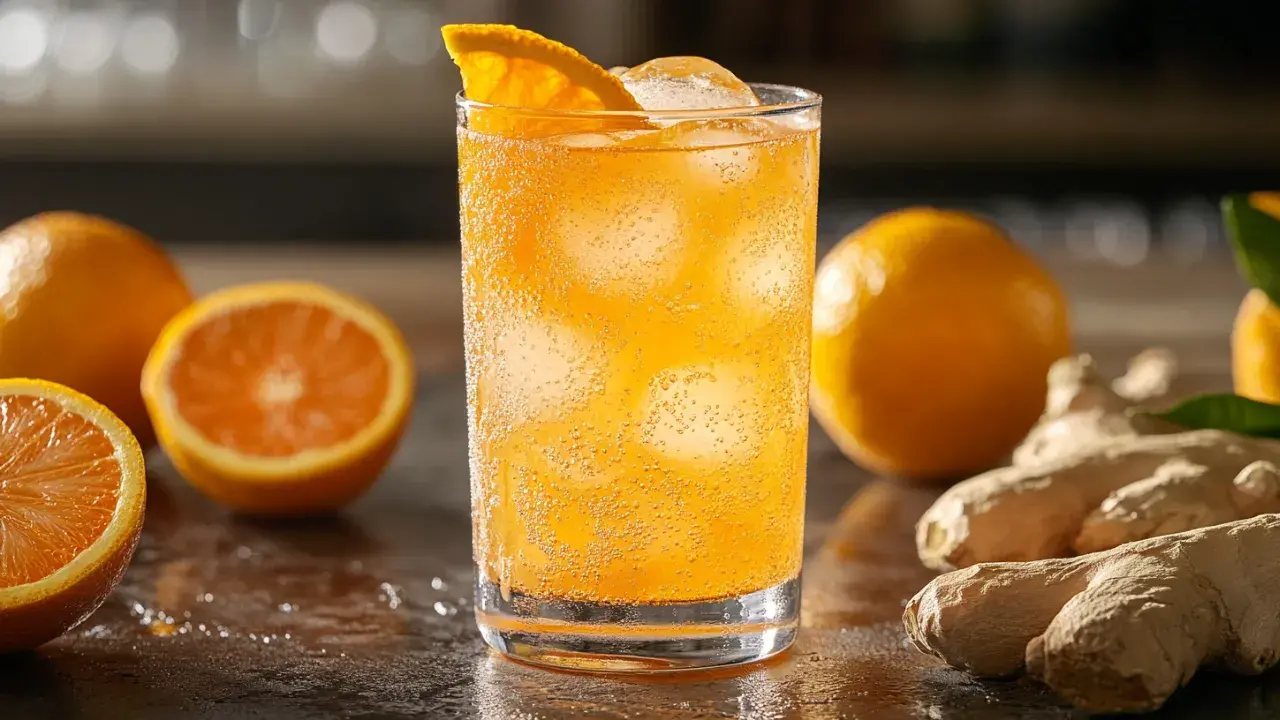 Citrus Ginger Orange Mocktail