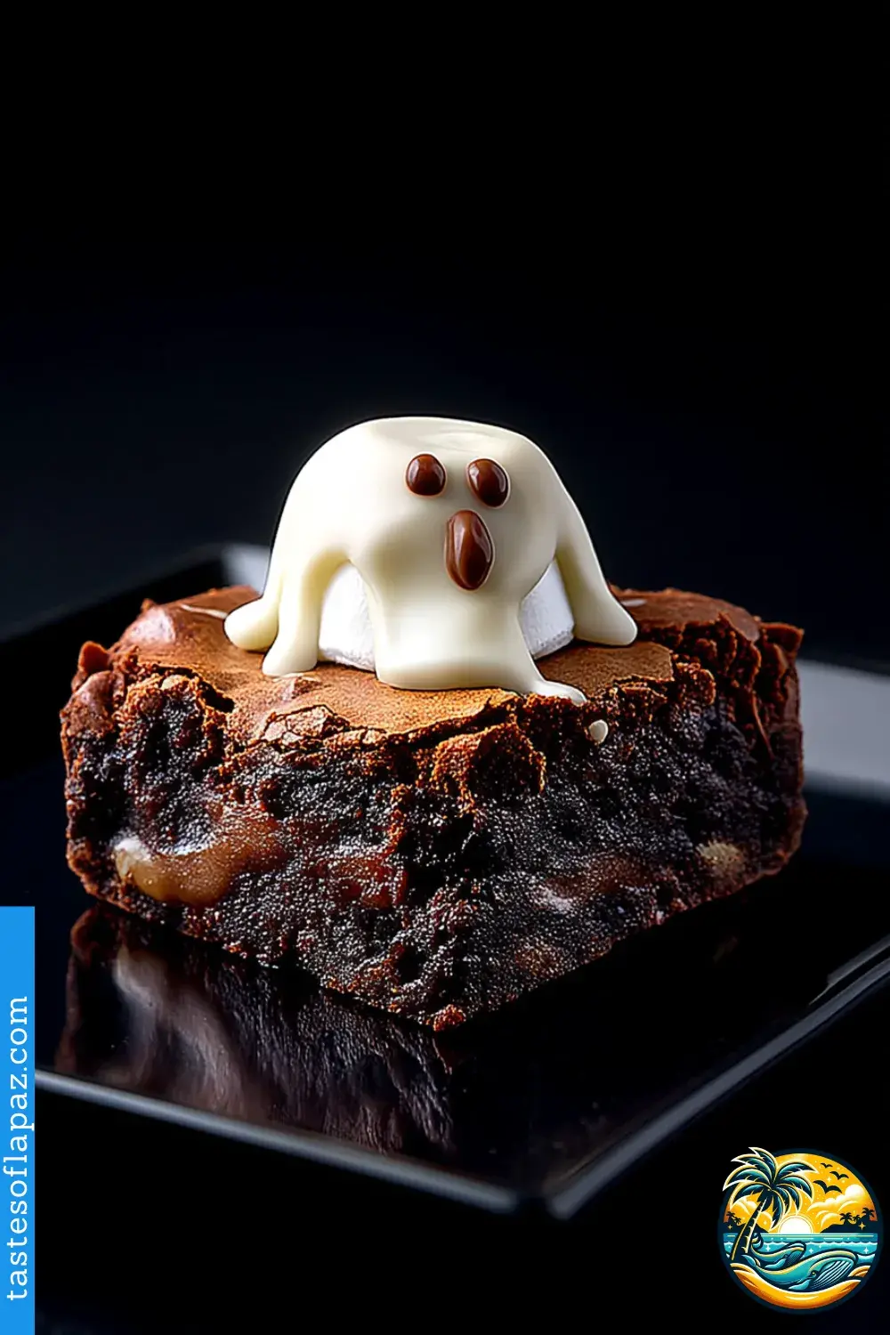 Marshmallow Ghost Brownies