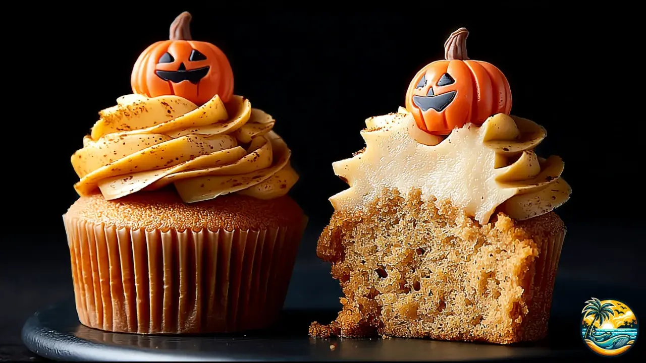 Pumpkin Halloween Cupcakes