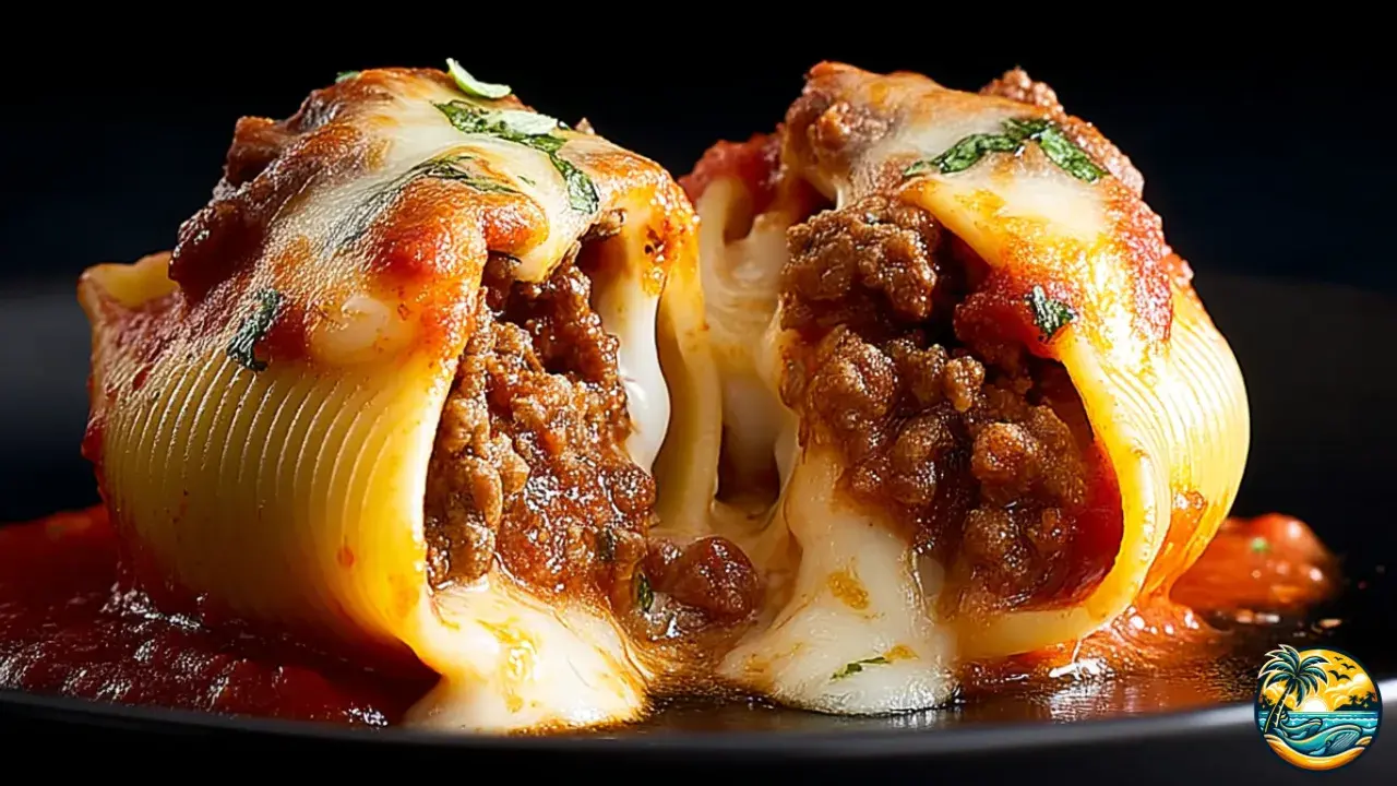 Slow Cooker Stuffed Shells with Meat