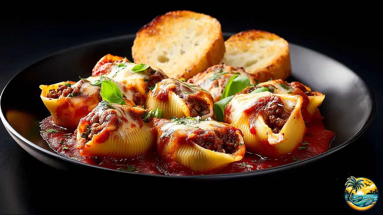 Slow Cooker Stuffed Shells with Meat
