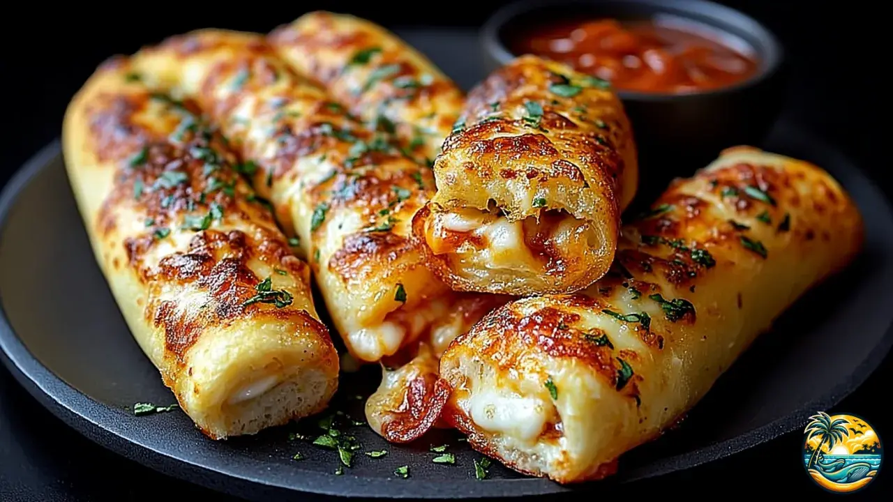 Stuffed Cheese Breadsticks
