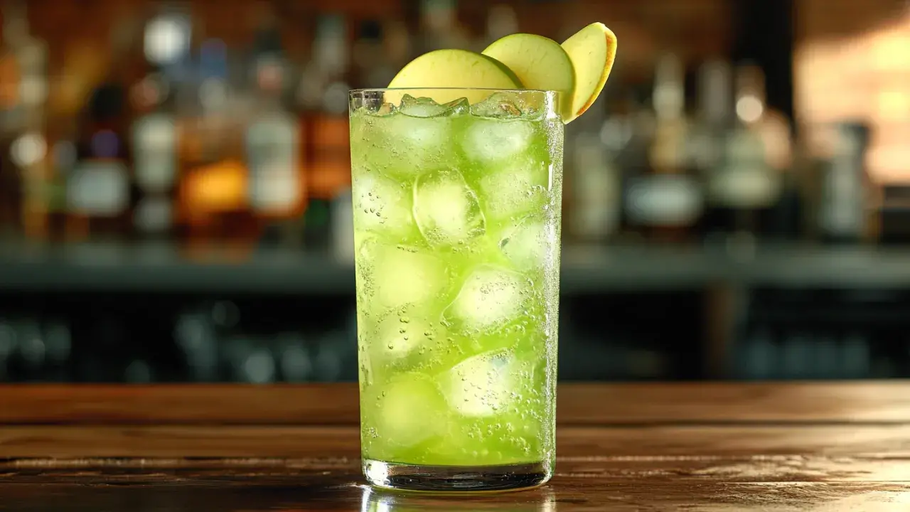 Green Apple Ginger Fizz